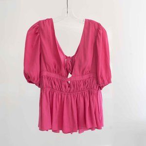Pink Dolan Top Anthropologie